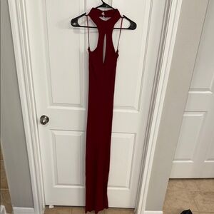 Maroon dress